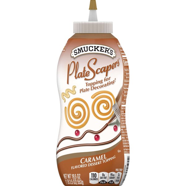 Smuckers Smucker's Platescraper Caramel Drizzle 19.5 oz. Bottle, PK12 - 5150005055