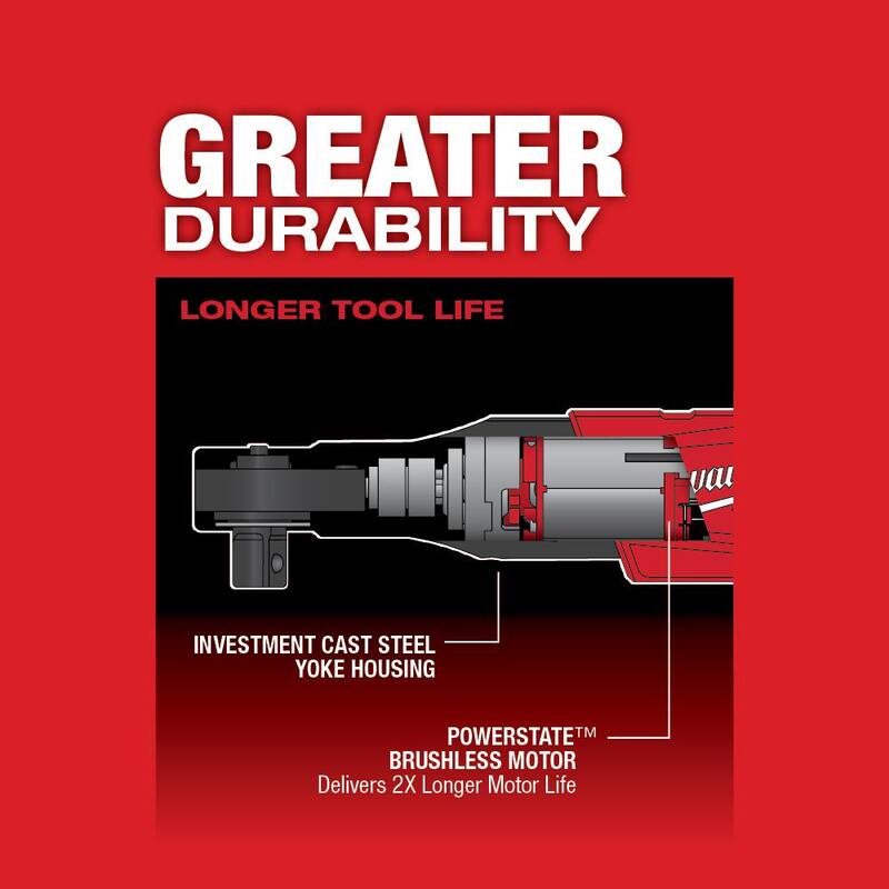 Juego de trinquete inalámbrico Milwaukee M12 FUEL de 12 voltios de iones de litio sin escobillas de 1/2 pulgada con juego de llaves de vaso de impacto y mecánica (70 piezas) - 2558-22-48-22-9010