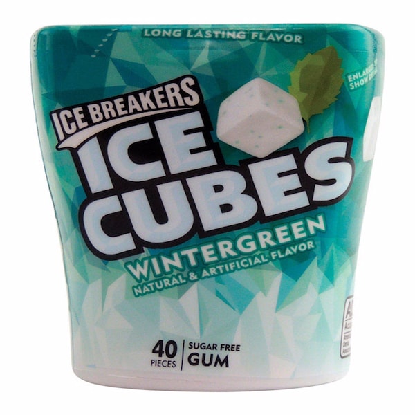 Ice Breakers Ice Breakers Ice Cubes Wintergreen Gummy Candy 40 pc - 3400070106