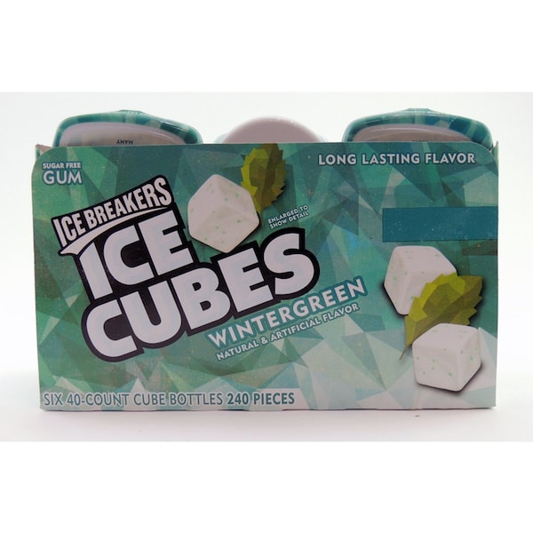 Ice Breakers Ice Breakers Ice Cubes Wintergreen Gummy Candy 40 pc - 3400070106