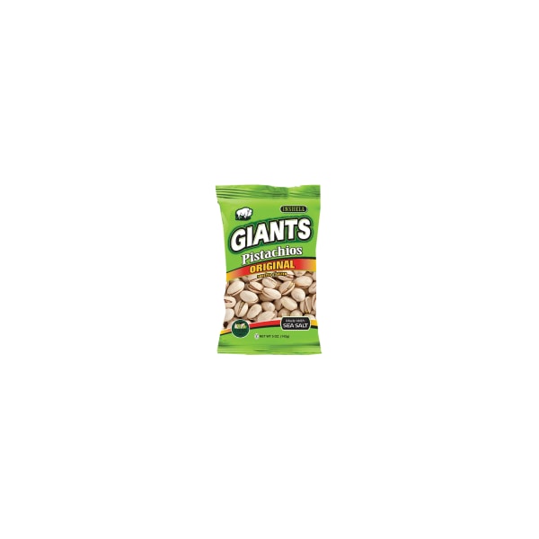 Giant Snack Giants Pistachios Original Roasted & Salted 5 oz., PK8 - 51660