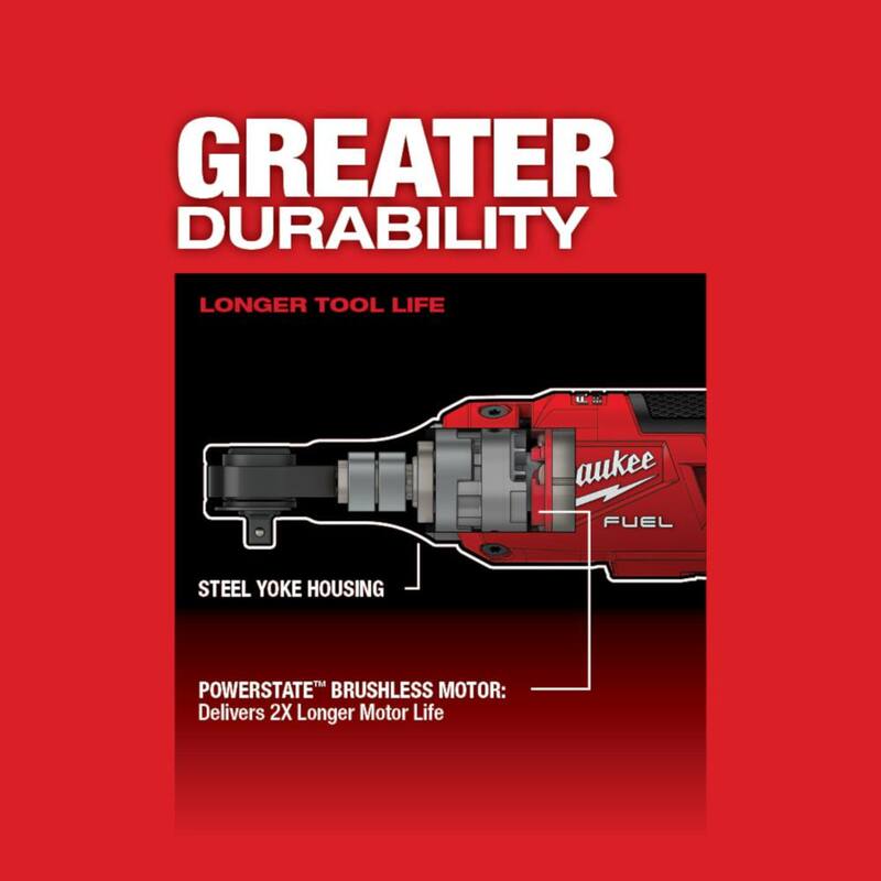 Llave de trinquete inalámbrica Milwaukee M12 FUEL 12V de iones de litio sin escobillas de alta velocidad de 1/4 pulgadas (herramienta solamente) - 2566-20