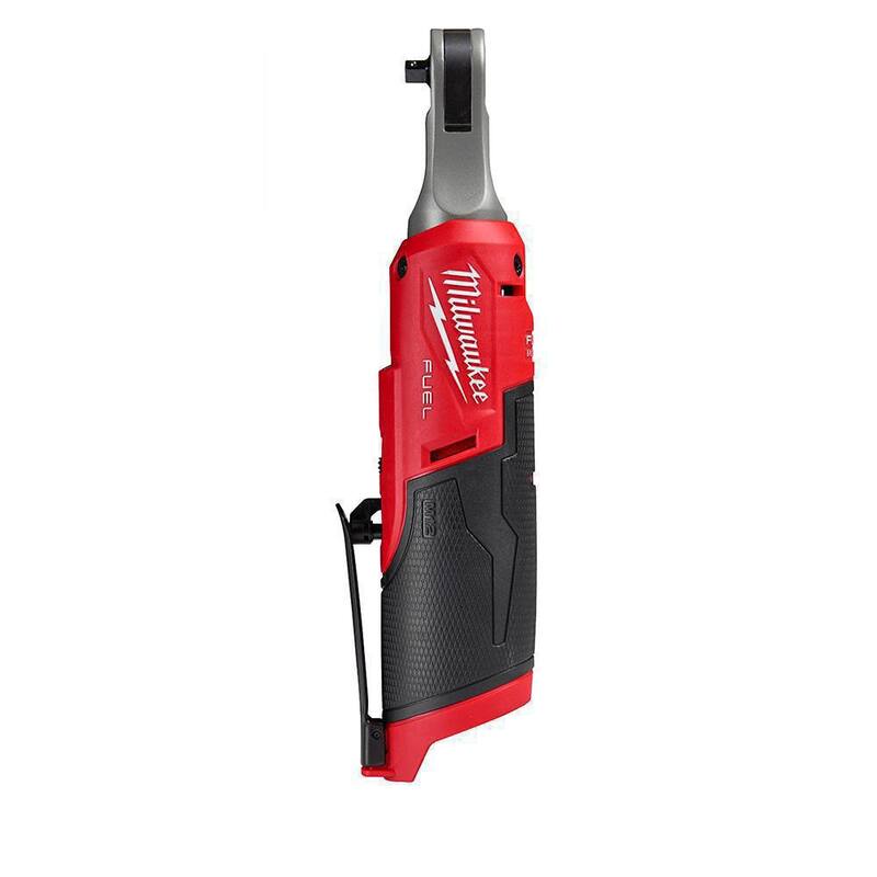 Llave de trinquete inalámbrica Milwaukee M12 FUEL 12V de iones de litio sin escobillas de alta velocidad de 1/4 pulgadas (herramienta solamente) - 2566-20