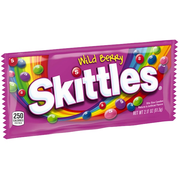 Skittles Skittles Wild Berry Candy 2.17 oz., PK360 - 108227
