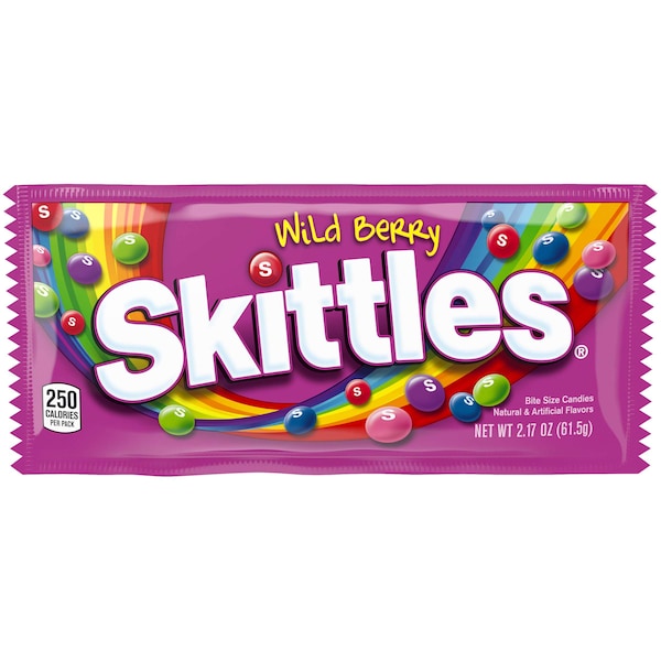 Skittles Skittles Wild Berry Candy 2.17 oz., PK360 - 108227