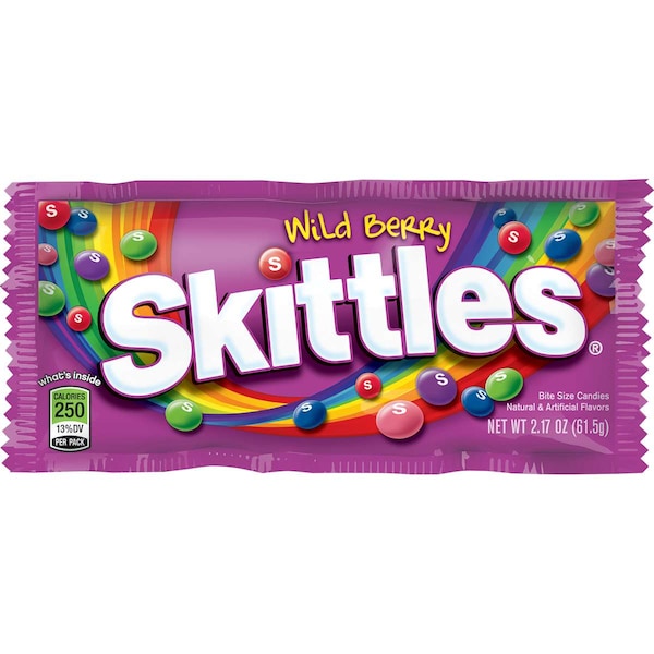 Skittles Skittles Wild Berry Candy 2.17 oz., PK360 - 108227