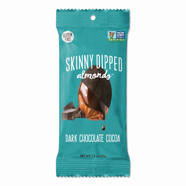 Skinnydipped Dark Chocolate Covered Almonds, 1.2 oz Bags, 10PK - EDT00837
