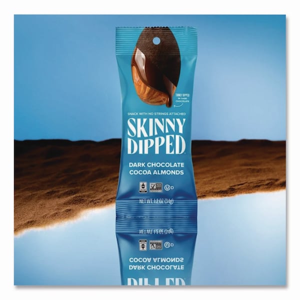 Skinnydipped Dark Chocolate Covered Almonds, 1.2 oz Bags, 10PK - EDT00837