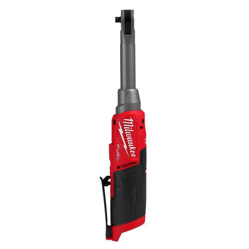 Milwaukee M12 FUEL 12V Inalámbrica sin escobillas de iones de litio de 1/4 pulgadas con alcance extendido de alta velocidad Ratchet (Herramienta solamente) - 2568-20
