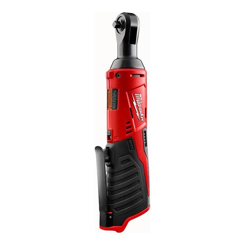Milwaukee M12 12V Llave de trinquete inalámbrica de 1/4 de pulgada de iones de litio (solo herramienta) - 2456-20