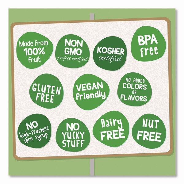 Gogo Squeez Fruit on the Go, 10 Apple/10 Apple Cinnamon, 3.2 oz Pouch, 20PK - MNA04331