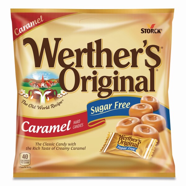Werthers Original Hard Candies, Caramel, Individually Wrapped, 2.75 oz - SUL831498