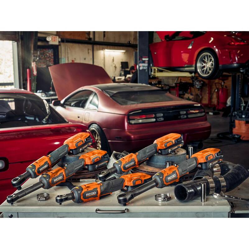 Llave de trinquete extendida inalámbrica sin escobillas RIDGID de 18V (solo herramienta) - R866020B