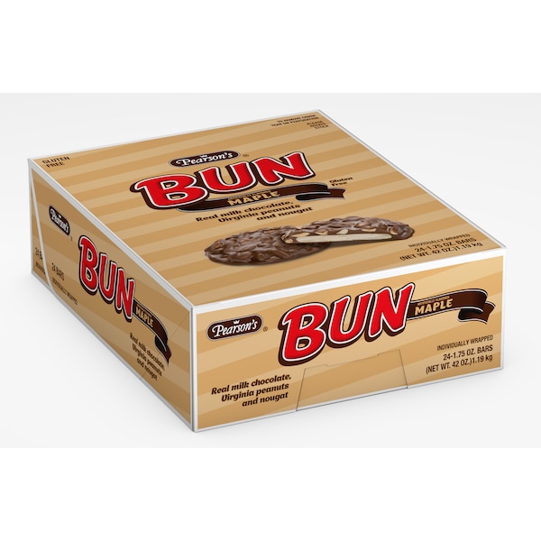 Pearsons Maple Bun Bar 12/24 1.75 oz., PK288 - 90950