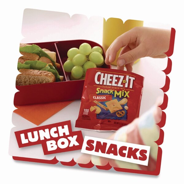 Cheez-It Snack Mix, Classic Cheese, 0.75 oz Bag, 12PK - KEE11719