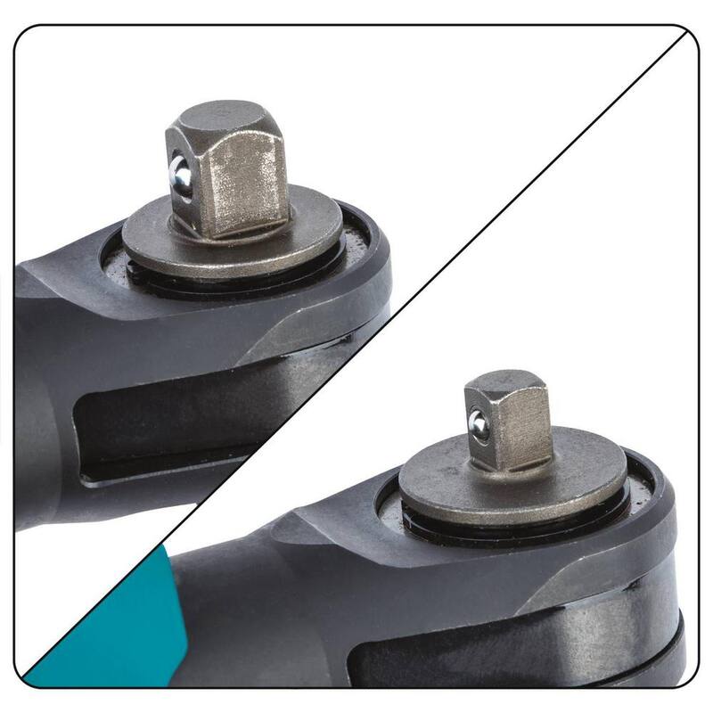Trinquete inalámbrico de iones de litio Makita 12V max CXT de 3/8 pulgadas / 1/4 pulgadas Sq. Drive (Herramienta solamente) - RW01Z