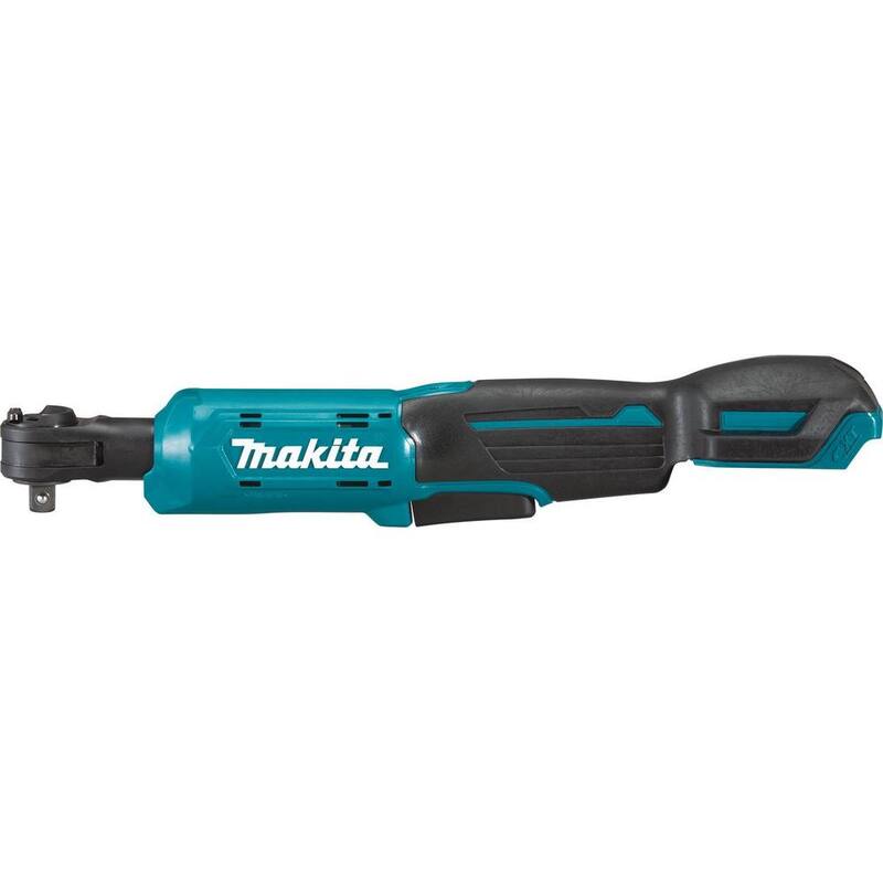 Trinquete inalámbrico de iones de litio Makita 12V max CXT de 3/8 pulgadas / 1/4 pulgadas Sq. Drive (Herramienta solamente) - RW01Z