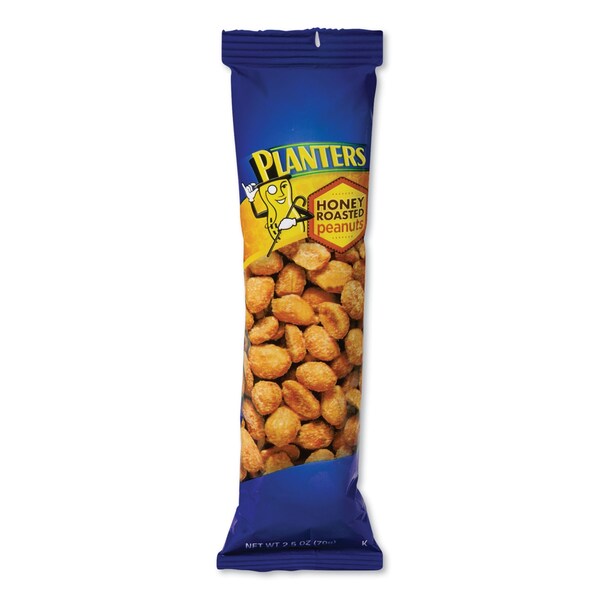 Planters Honey Roasted Peanuts, 2.5 oz Tube, 15PK - GEN01652