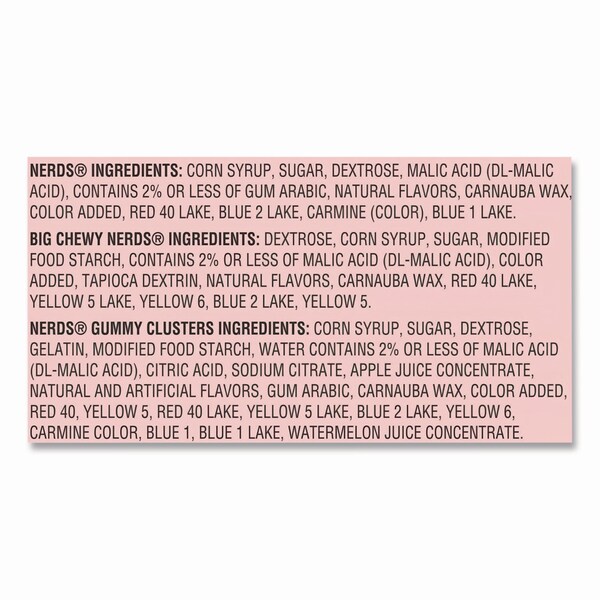 Nerds Variety Mix, 90 Pieces, Assorted Flavors, 2.6 lb Bag - FER08189