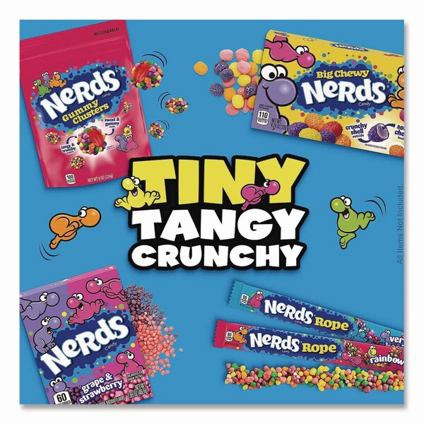 Nerds Variety Mix, 90 Pieces, Assorted Flavors, 2.6 lb Bag - FER08189
