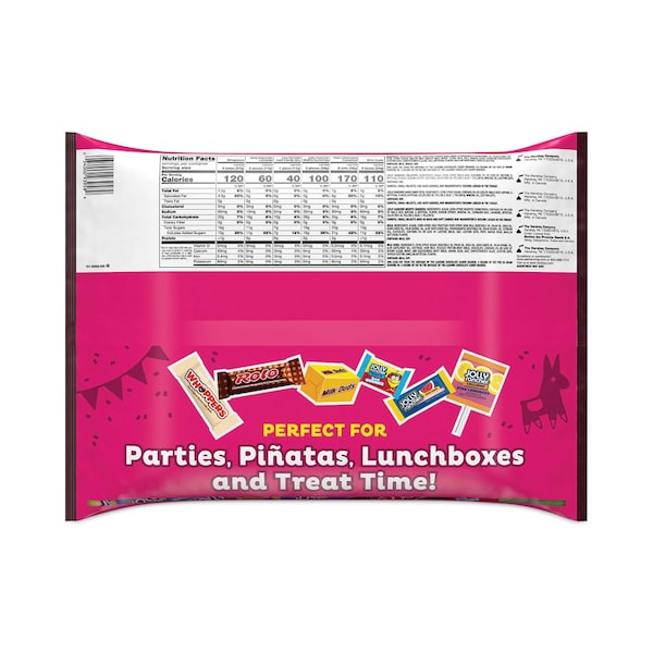 Hersheys Mega Mix Chocolate and Sweets Assortment, 135 Individually Wrapped Chocolates/Candies - HEC93958