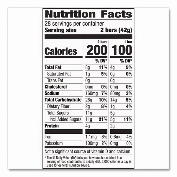 Nature Valley Granola Bars, Crunchy Peanut Butter, 1.5 oz Pouch, 28PK - GEM2384