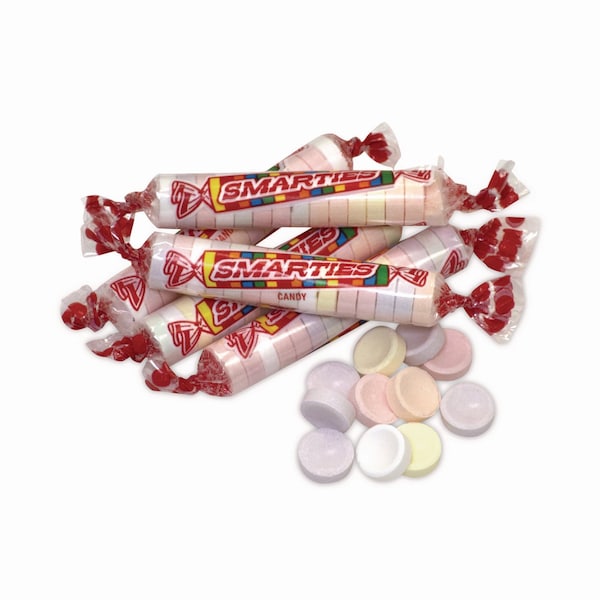 Nestl Smarties Candy Rolls, Original/Tropical/X-Treme Sour Flavor Assortment, 3 lb Bag - CDY00348