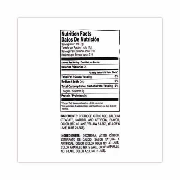 Nestl Smarties Candy Rolls, Original/Tropical/X-Treme Sour Flavor Assortment, 3 lb Bag - CDY00348