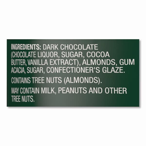 Orchard Valley Harvest Dipped Almonds, Dark Chocolate, 8 1 oz Bags - JOH36537