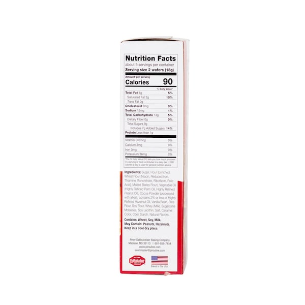 Pirouline Pirouline Chocolate Hazelnut Cookies 3.25 oz Boxed - 4054
