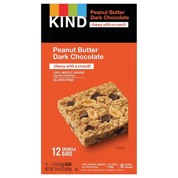 Kind KIND Bar, Peanut Butter Chocolate, 12 PK - 18083