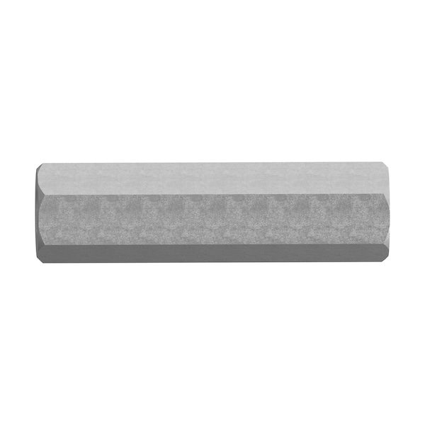 Zoro Select Hex Standoff, No. 4-40 Thrd Sz, 1 in L, 1/4 in Thrd L 18-8 Stainless Steel, Plain, 1/4" Hex W, 10 PK - HST314-440-SS