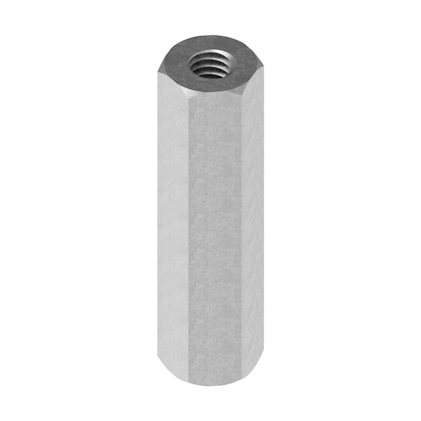 Zoro Select Hex Standoff, No. 4-40 Thrd Sz, 1 in L, 1/4 in Thrd L 18-8 Stainless Steel, Plain, 1/4" Hex W, 10 PK - HST314-440-SS
