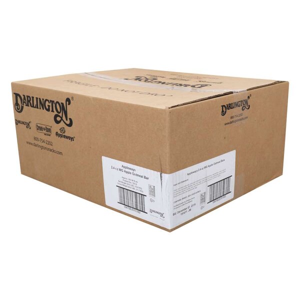 Appleways Appleways Soft Baked Apple Oatmeal Bar 2.4 oz., PK160 - 75100
