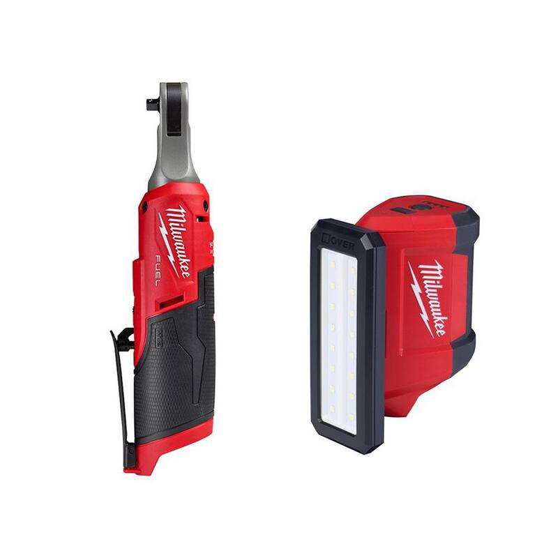Milwaukee M12 FUEL 12V Lithium-Ion Brushless Cordless High Speed 1/4 in. Ratchet with M12 Rover Flood Light - 2566-20-2367-20

Llave de trinquete sin escobillas inalámbrica de alta velocidad de 1/4 de pulgada Milwaukee M12 FUEL 12V de litio con luz de inundación M12 Rover - 2566-20-2367-20