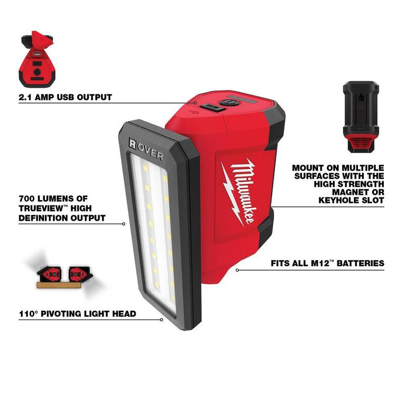 Milwaukee M12 FUEL 12V Lithium-Ion Brushless Cordless High Speed 1/4 in. Ratchet with M12 Rover Flood Light - 2566-20-2367-20

Llave de trinquete sin escobillas inalámbrica de alta velocidad de 1/4 de pulgada Milwaukee M12 FUEL 12V de litio con luz de inundación M12 Rover - 2566-20-2367-20