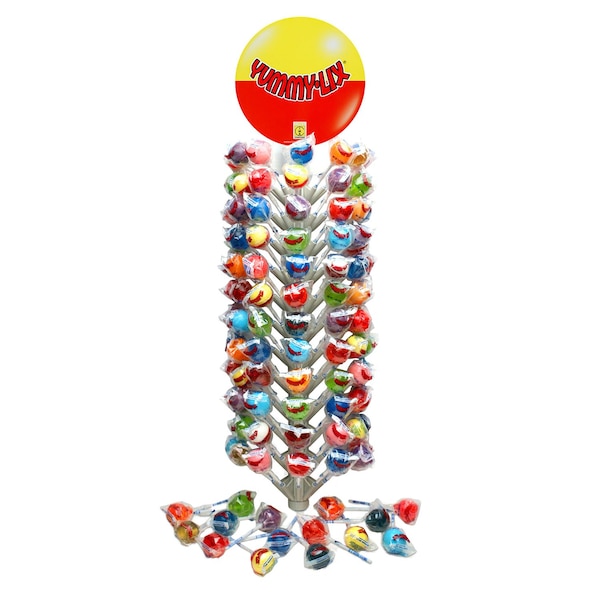 Yummy Lix Yummy Lix Assortment Lollipop Display - 2236206