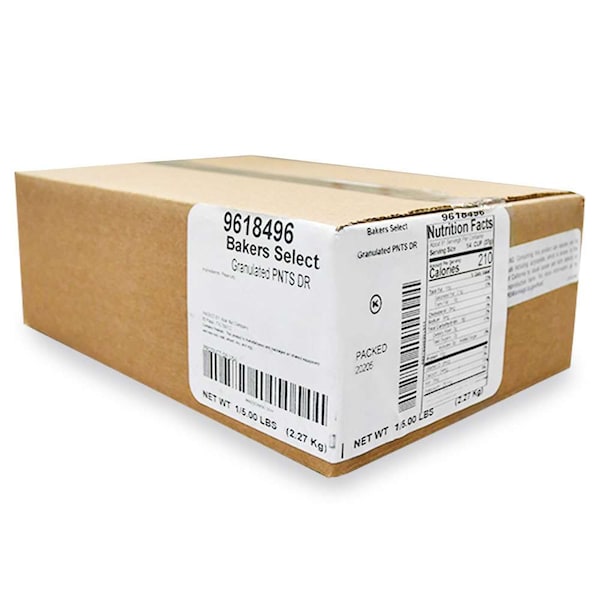 Bakers Select BS Peanut Granuales Dry Roasted Unsalted 5lbs - 9618496