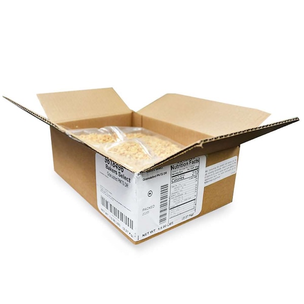 Bakers Select BS Peanut Granuales Dry Roasted Unsalted 5lbs - 9618496