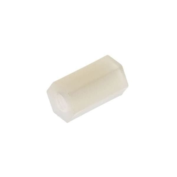Newport Fasteners Hex Standoff, #4-40 Thrd Sz, 9/16 in L, Nylon Natural, 1/4" Hex W, 1000 PK - 140904HFN