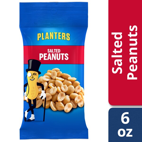 Planters Planters Salted Peanuts 6 oz. Bag, PK12 - 10029000012582