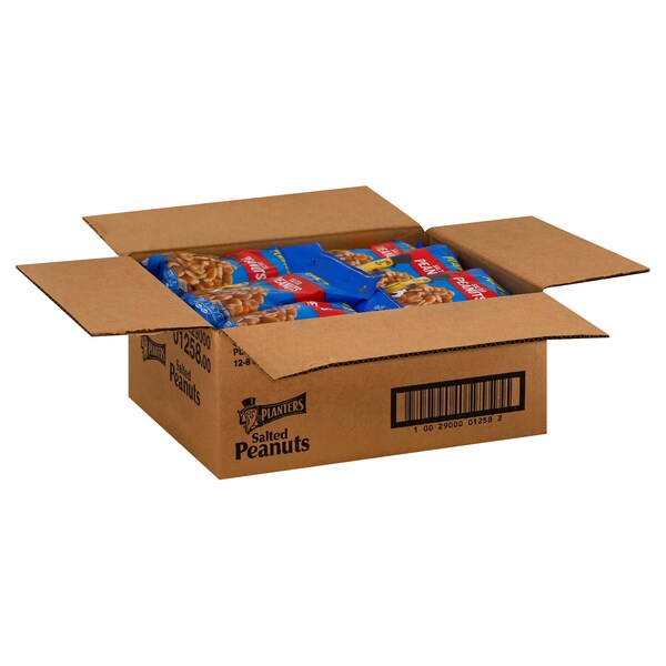 Planters Planters Salted Peanuts 6 oz. Bag, PK12 - 10029000012582