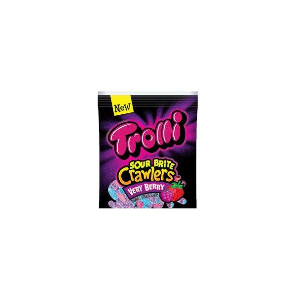 Trolli Trolli Sour Brite Crawler Mini Very Berry 9 oz., PK6 - 11022