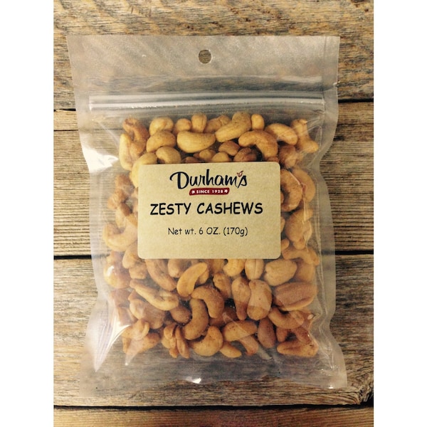 Durhams Durhams Zesty Cashews 6 oz Bagged - 7304240011
