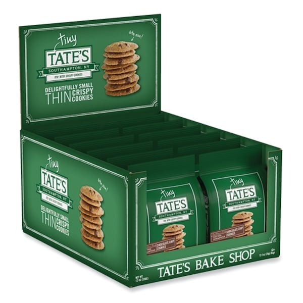Tates Bake Shop Tiny Tate's Chocolate Chip Cookies, 1 oz Pack, 24PK - TBS00164