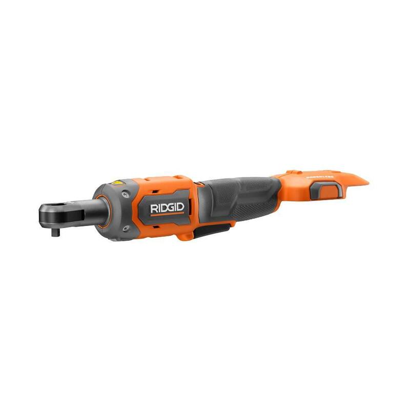 Llave de trinquete inalámbrica de 1/4 de pulgada RIDGID 18V Brushless con batería de iones de litio de 2.0 Ah - R866010B-AC8400802
