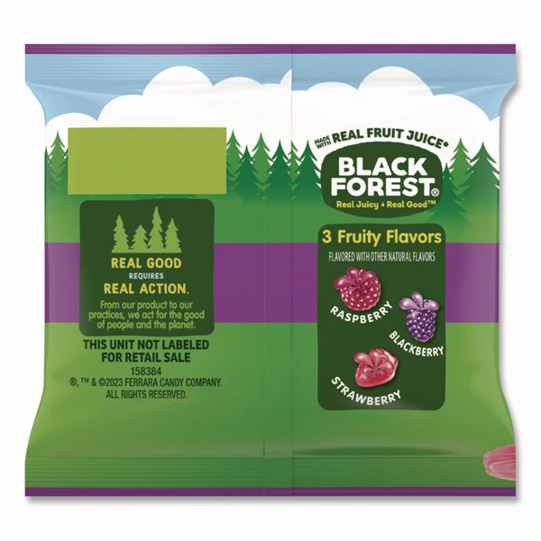 Black Forest Juicy Burst Fruit Flavored Snack, Berry Medley, 32 oz, 40PK - FER08112