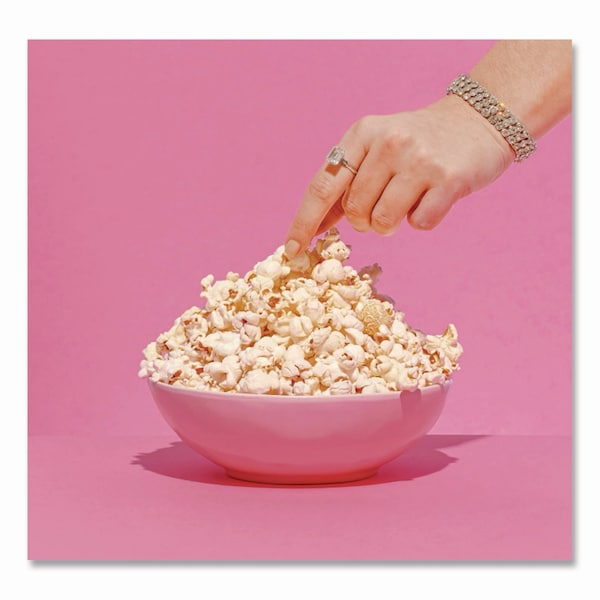 Lesserevil Snack Organic Himalayan Pink Salt Popcorn, 0.88 oz Bag, 18PK - LSN00141