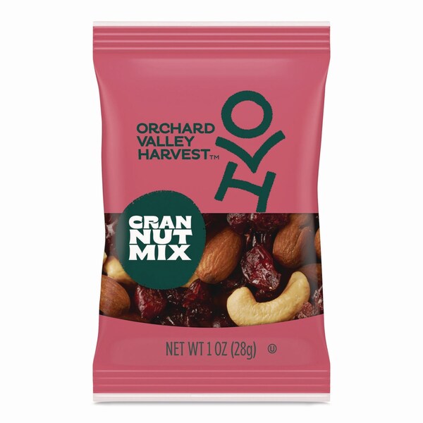 Orchard Valley Harvest Cranberry Nut Mix, 8 1 oz Bags - JOH36414