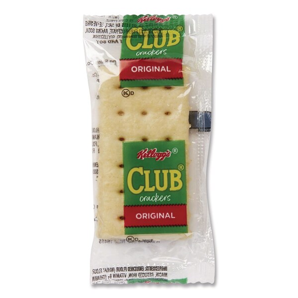 Kelloggs Club Original Crackers, 0.25 oz Individually Wrapped, 2 Crackers, 500PK - 033451